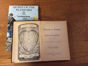 Interior illustration in Practical Ethics by Matilda Fletcher.